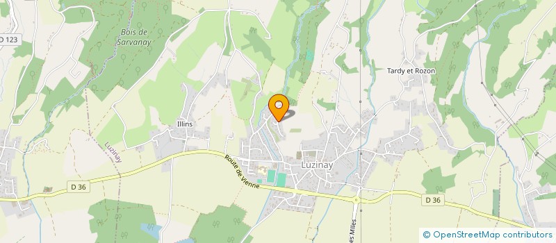 localisation de l'entreprise TC DIAGNOSTIC à LUZINAY