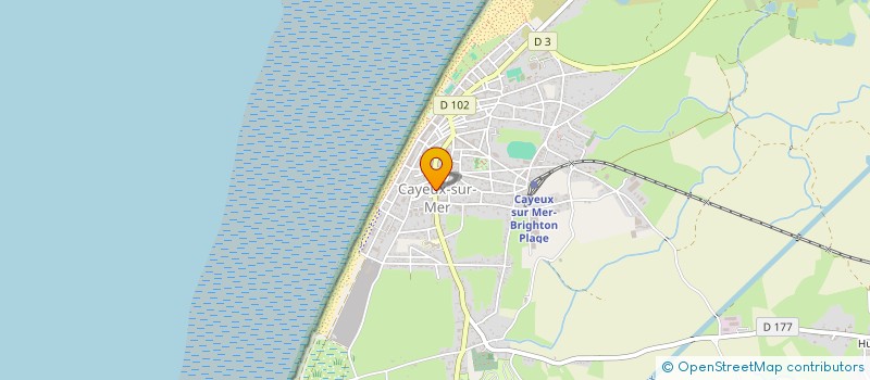 localisation de l'entreprise TC DISTRIBUTION à CAYEUX-SUR-MER