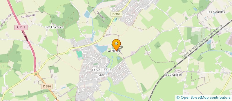 localisation de l'entreprise TC ELEC  ETIVAL-LES-LE-MANS