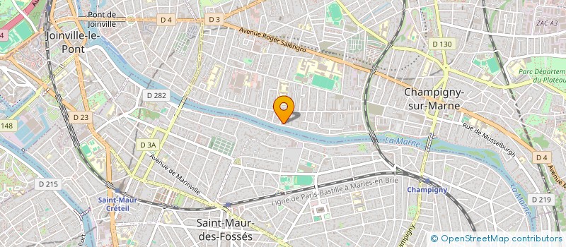 localisation de l'entreprise TC.ENT  CHAMPIGNY SUR MARNE