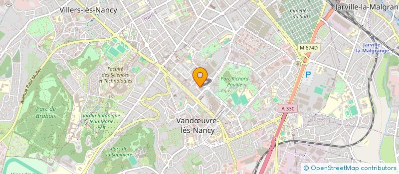 localisation de l'entreprise TC FACADES  VANDUVRE-LES-NANCY