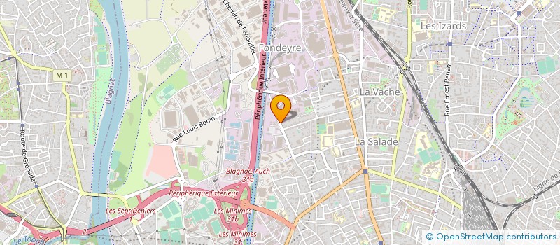 localisation de l'entreprise TC FENOUILLET 31 à TOULOUSE