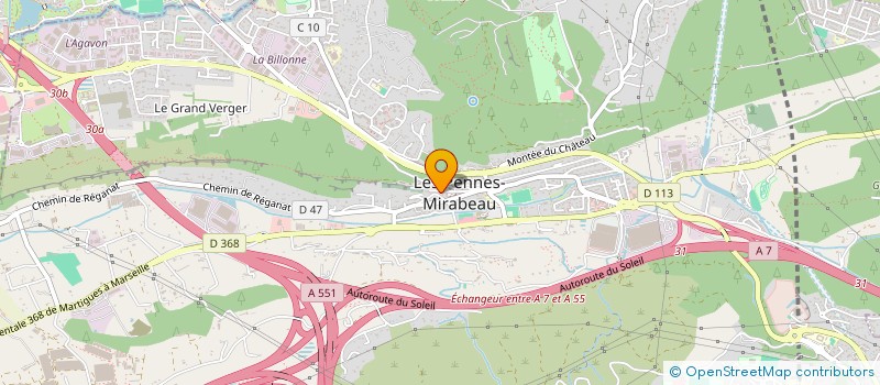 localisation de l'entreprise TC FINANCE à MARSEILLE
