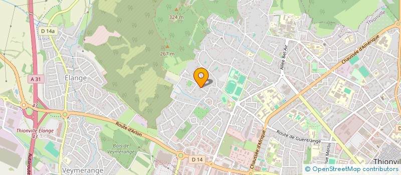 localisation de l'entreprise TC FINANCES à THIONVILLE