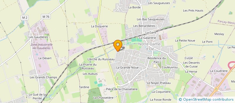 localisation de l'entreprise TC FINANCES  NOTRE-DAME-D'OE