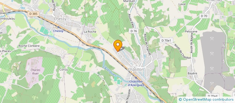 localisation de l'entreprise TC FRANCE à CHATILLON
