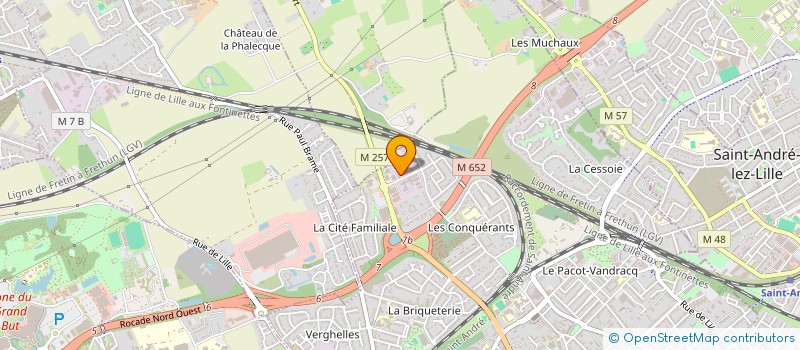 localisation de l'entreprise TC GAZON à LAMBERSART