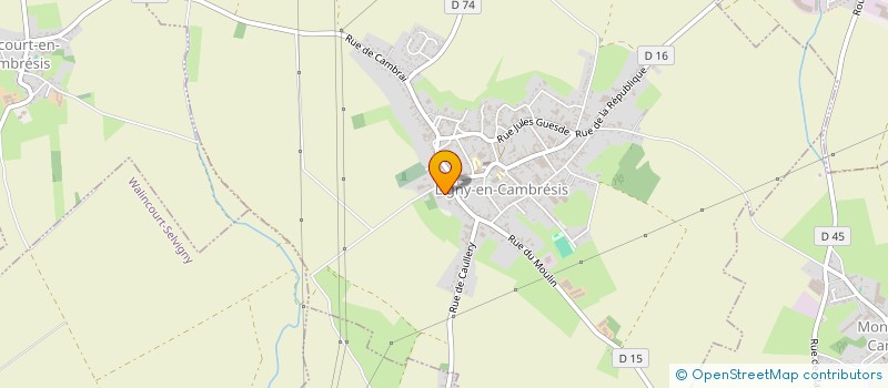 localisation de l'entreprise TC GESTION  LIGNY-EN-CAMBRESIS