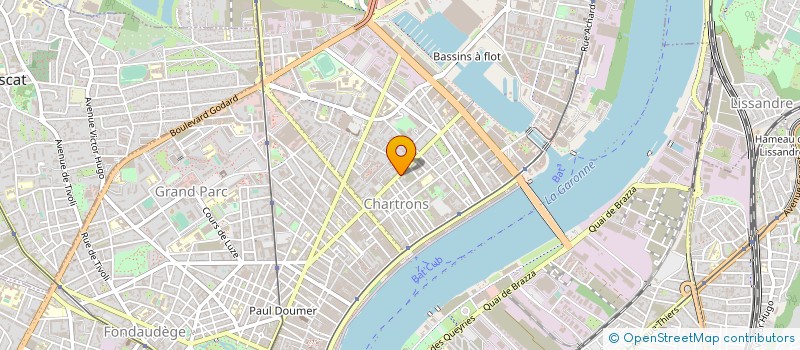 localisation de l'entreprise TC GOURMETS à BORDEAUX