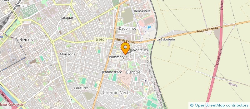 localisation de l'entreprise TC HOLDING  REIMS