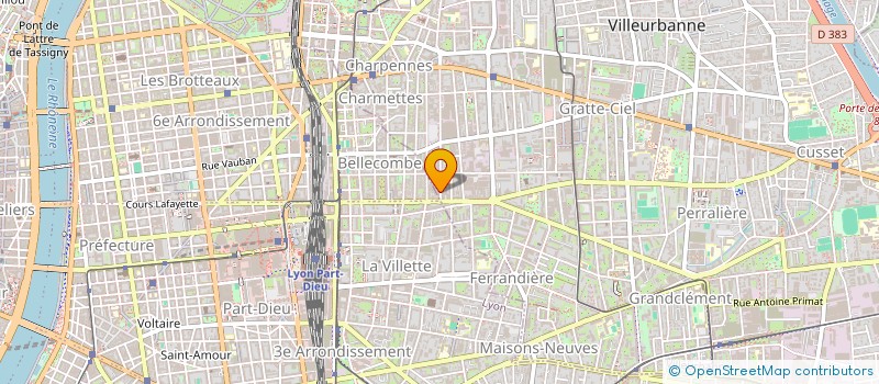 localisation de l'entreprise TC HOLDING  VILLEURBANNE