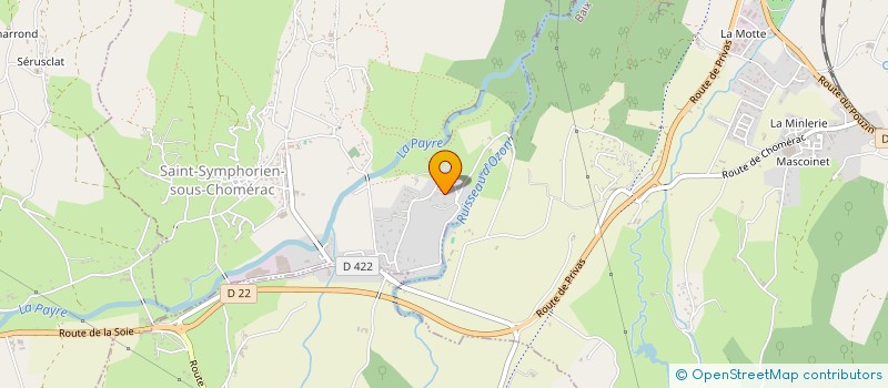localisation de l'entreprise TC HOLDING  SAINT-SYMPHORIEN-SOUS-CHOMERAC