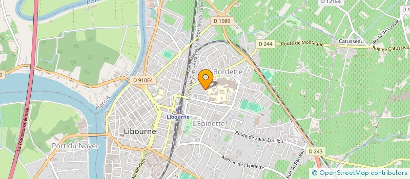 localisation de l'entreprise TC IMMO  LIBOURNE