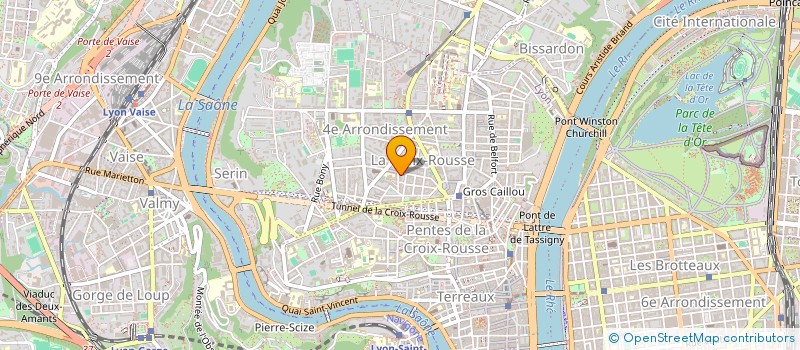 localisation de l'entreprise TC IMMO  LYON