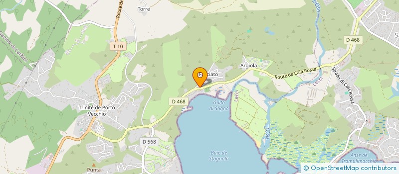 localisation de l'entreprise TC IMMOBILIER à PORTO-VECCHIO