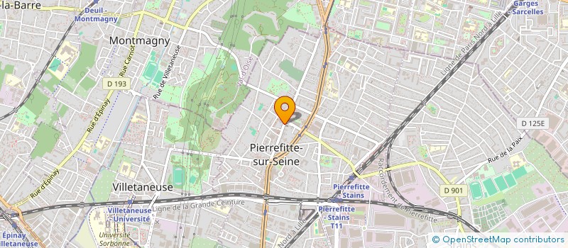 localisation de l'entreprise TC INDUSTRIE à PIERREFITTE-SUR-SEINE
