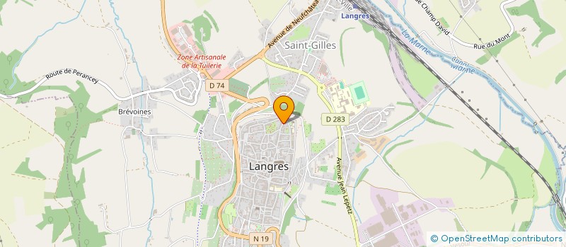 localisation de l'entreprise TC INSIGHT à LANGRES