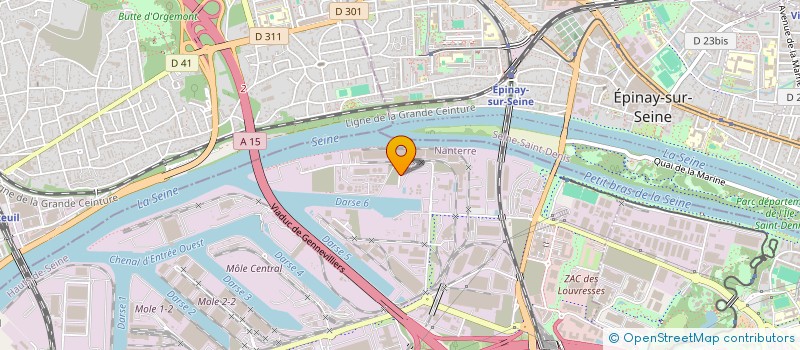 localisation de l'entreprise TC INTERNATIONAL à GENNEVILLIERS