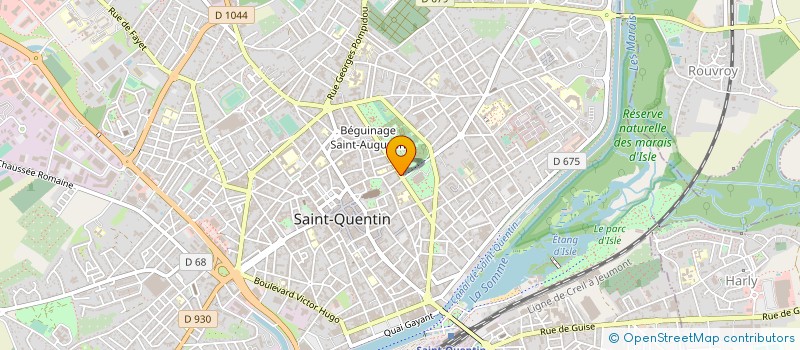 localisation de l'entreprise TC INVEST à SAINT-QUENTIN