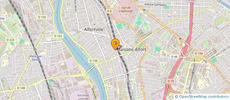 localisation de l'entreprise TC INVEST  ALFORTVILLE