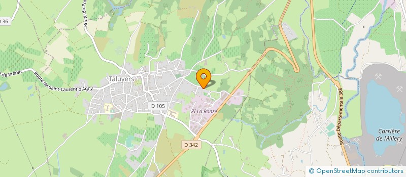 localisation de l'entreprise TC ISOLATION à TALUYERS