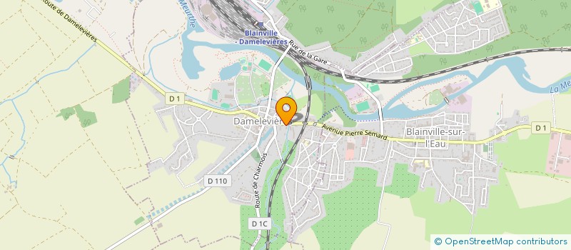 localisation de l'entreprise TC&J  DAMELEVIERES