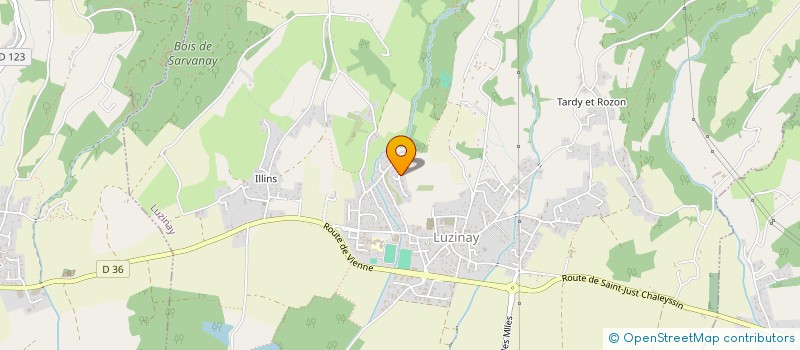 localisation de l'entreprise TC LAMASTRE  LUZINAY