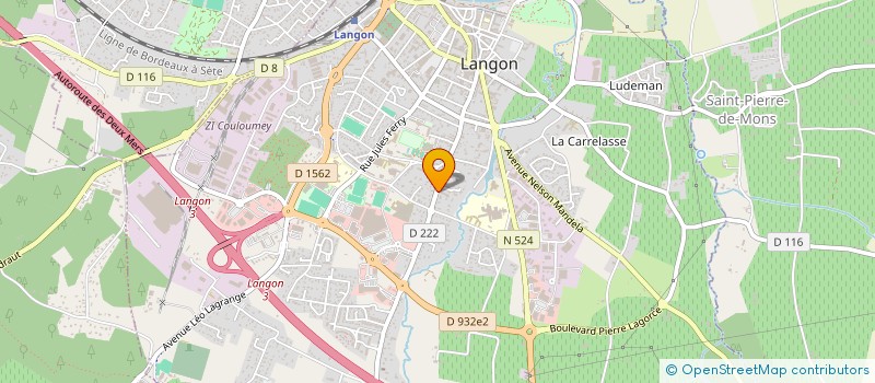 localisation de l'entreprise TC LANGON à LANGON