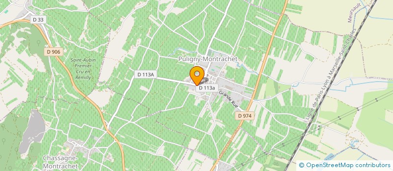 localisation de l'entreprise TC LIEUX-DITS à PULIGNY-MONTRACHET