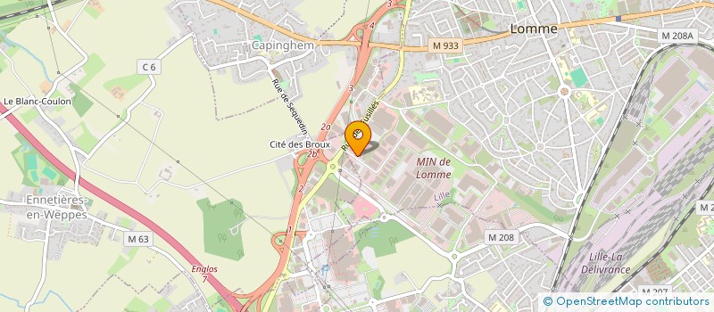 localisation de l'entreprise TC LILLE SEC.A  LILLE