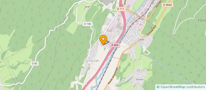 localisation de l'entreprise TC LIQUIDES  GROISSIAT