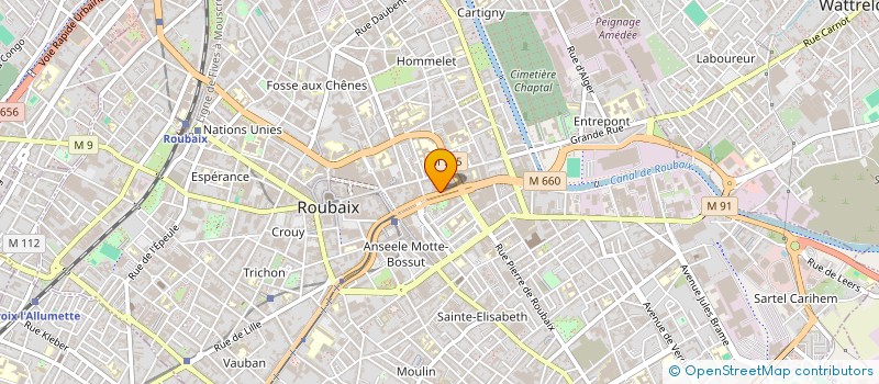 localisation de l'entreprise TC MEDICAL à ROUBAIX