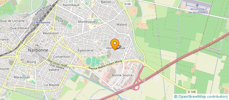 localisation de l'entreprise TC OPTIQUE  NARBONNE