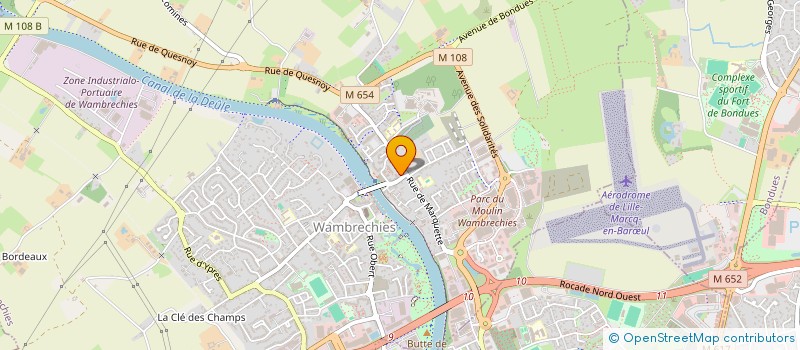 localisation de l'entreprise TC PARTNERS  WAMBRECHIES