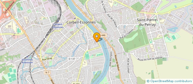 localisation de l'entreprise TC PRO à CORBEIL-ESSONNES