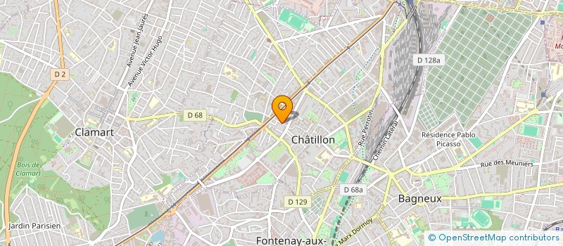 localisation de l'entreprise TC PUBLICATIONS  CHATILLON