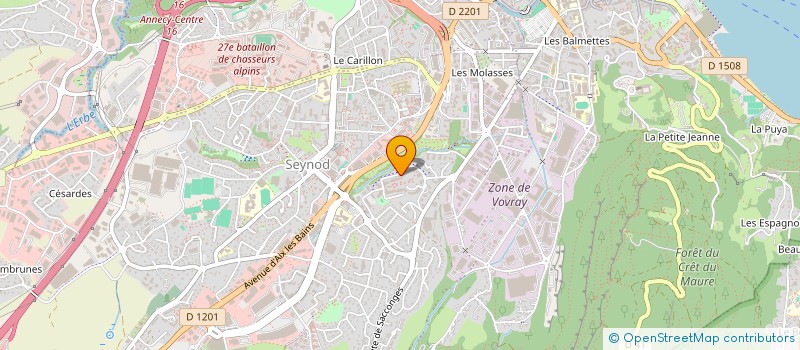 localisation de l'entreprise TC&R à ANNECY