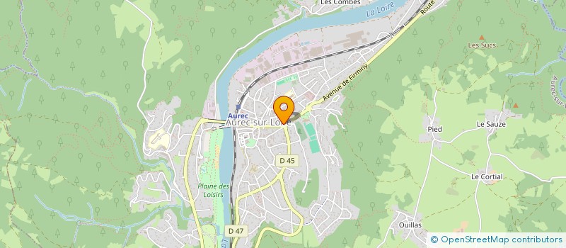 localisation de l'entreprise TC'S FOOD  AUREC-SUR-LOIRE