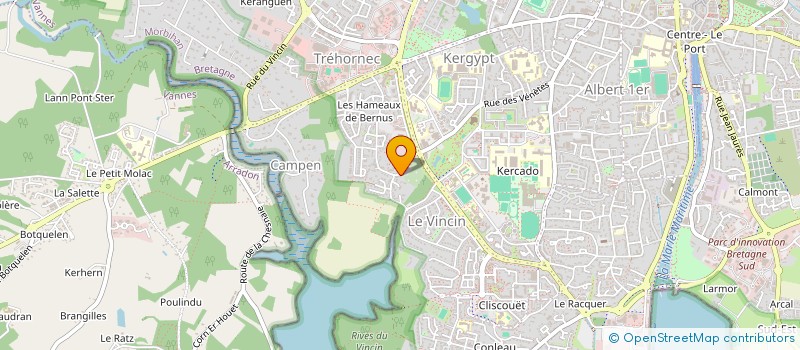 localisation de l'entreprise TC TROPHY'ST  VANNES
