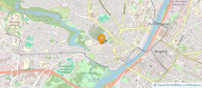 localisation de l'entreprise TC VERT'RIGA à ANGERS