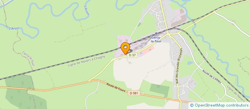 localisation de l'entreprise TC VRAC à CERCY-LA-TOUR