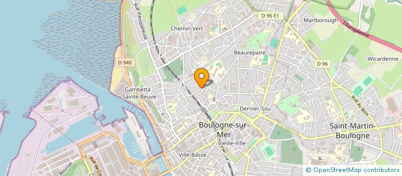 localisation de l'entreprise TC2D-MOTO à BOULOGNE-SUR-MER