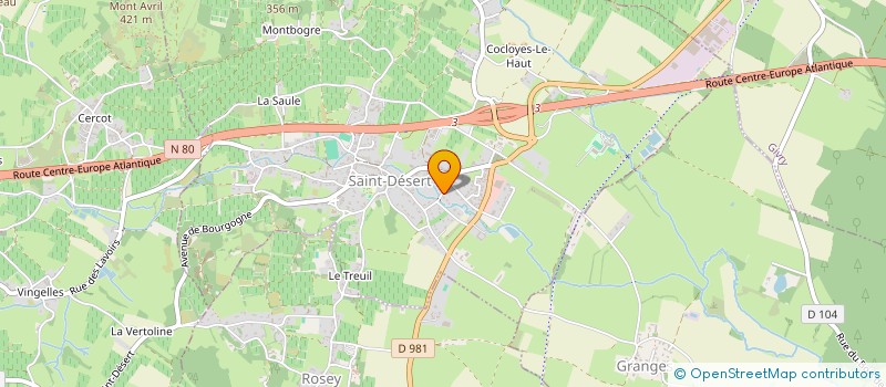 localisation de l'entreprise TC2LG  SAINT-DESERT