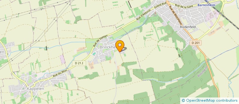 localisation de l'entreprise TC2M - MICHELET  BRINCKHEIM