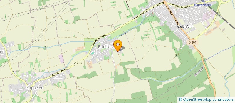 localisation de l'entreprise TC2M2  BRINCKHEIM