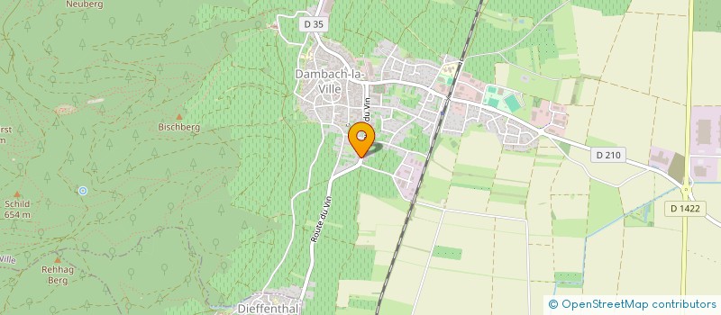 localisation de l'entreprise TC3M  DAMBACH-LA-VILLE