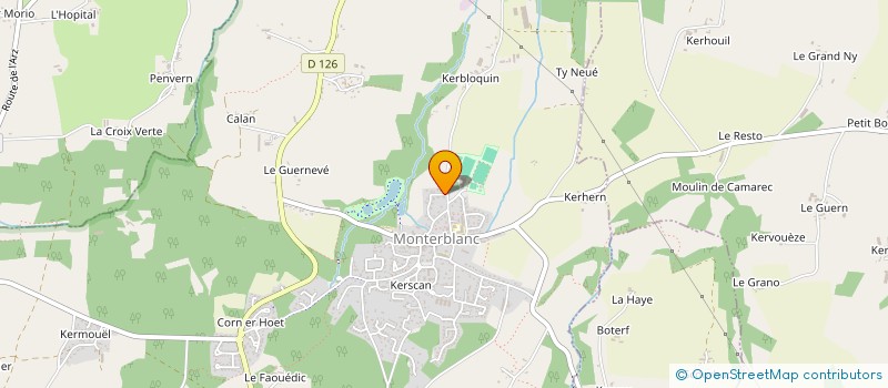 localisation de l'entreprise TCA 56  MONTERBLANC