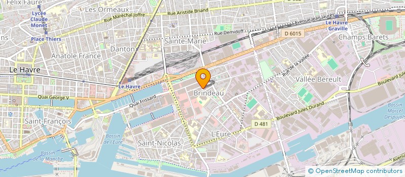 localisation de l'entreprise TCA à LE HAVRE