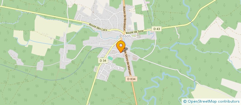 localisation de l'entreprise TCA  PISSOS