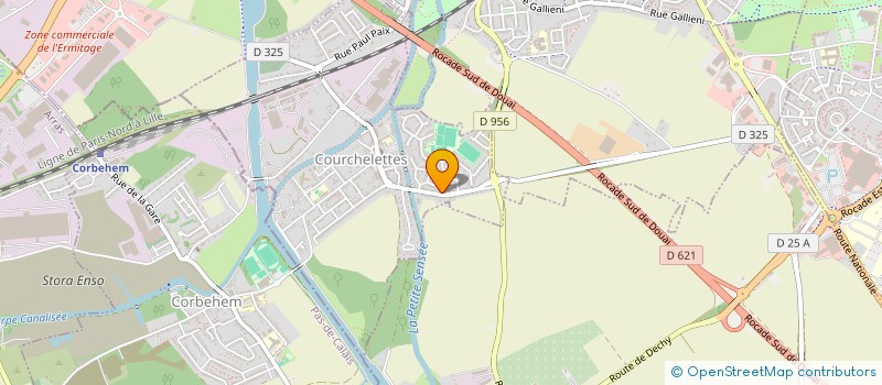 localisation de l'entreprise TCA CONTACT  COURCHELETTES